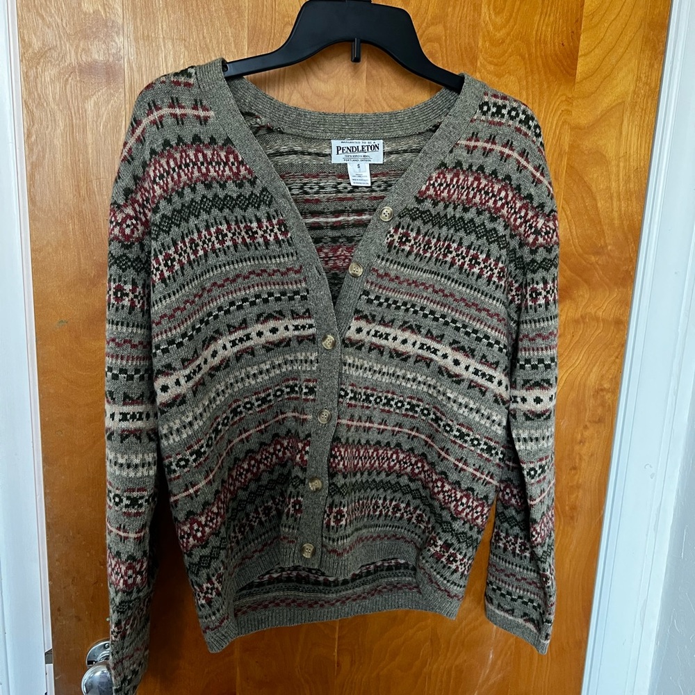 Pendleton Grandpacore Multicolor Patterned Sweater Men’s Size S